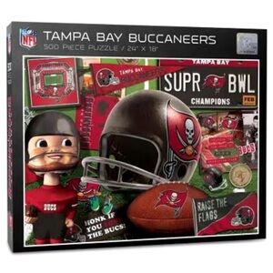 NFL Retro 500 Piece Puzzle Buccaneers NEW